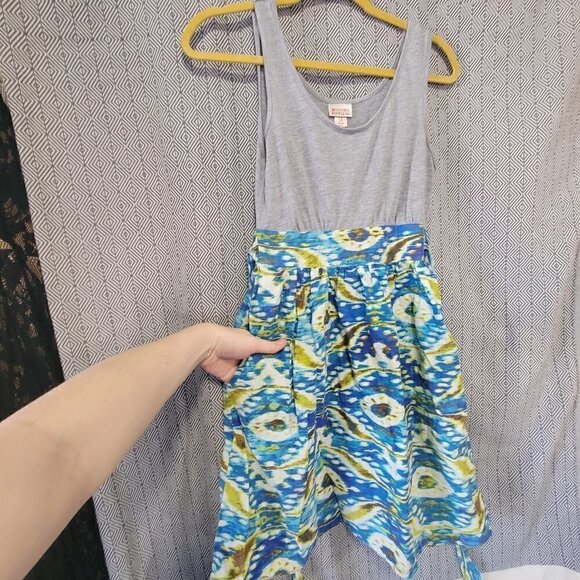 Mossimo Supply Co. Baby Doll Multicolored Dress With Pockets Size Small - Picture 5 of 10